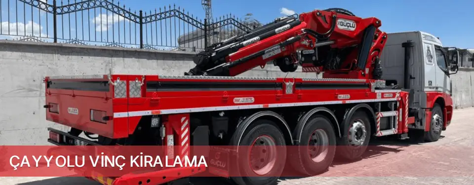 Çayyolu İlçemi Vinç Kiralama